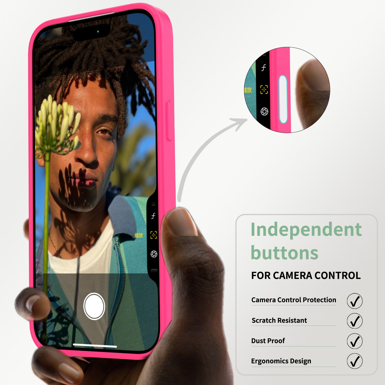 Pulse Prism Clear Case with Camera Action Button — 78