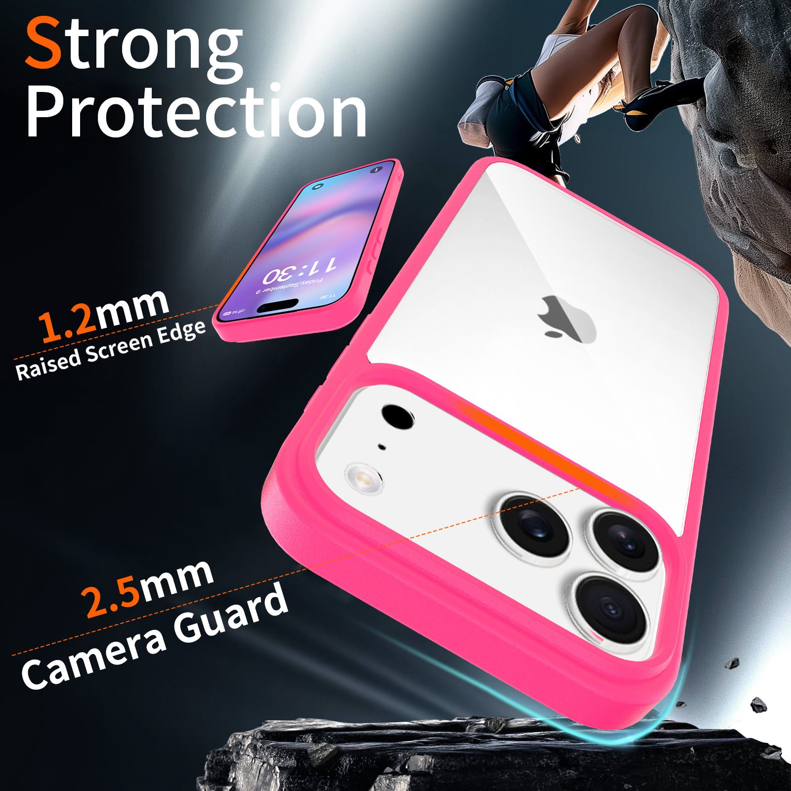 Pulse Prism Clear Case with Camera Action Button — 81