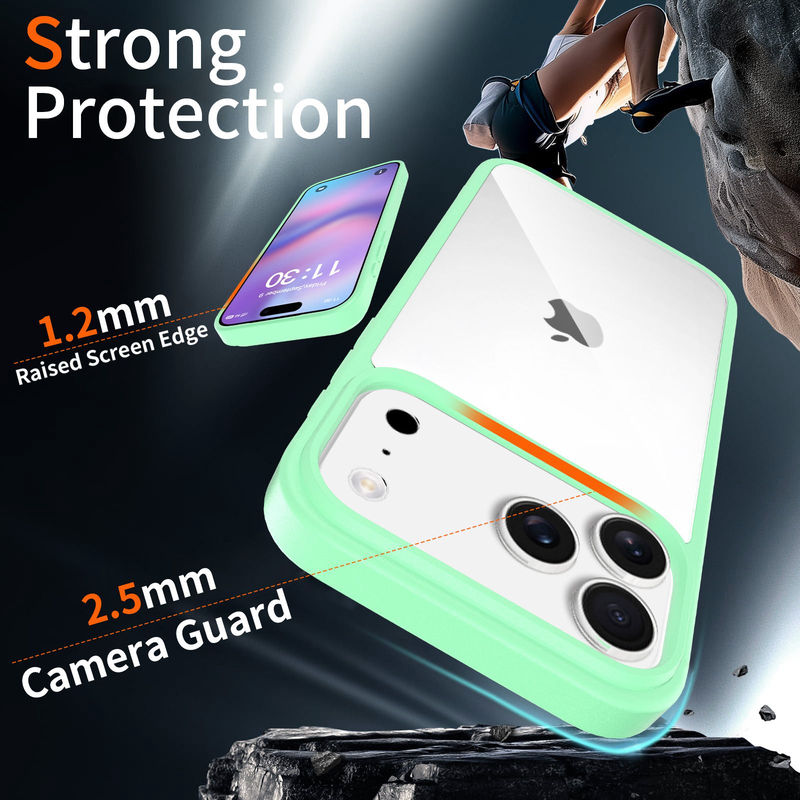 Pulse Prism Clear Case with Camera Action Button — 59