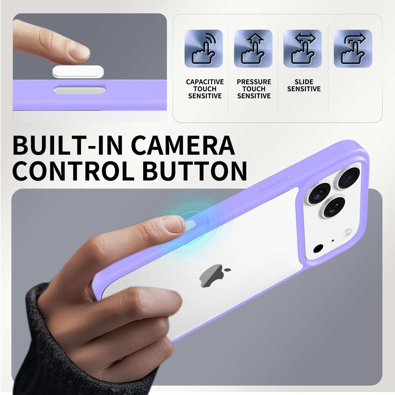 Pulse Prism Clear Case with Camera Action Button — 62