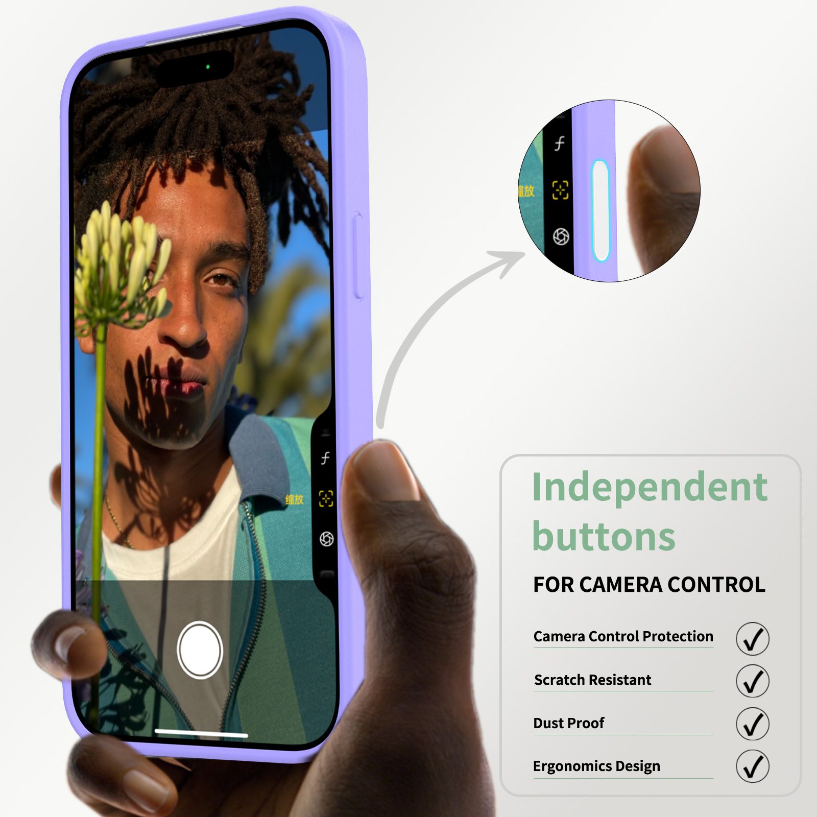 Pulse Prism Clear Case with Camera Action Button — 64