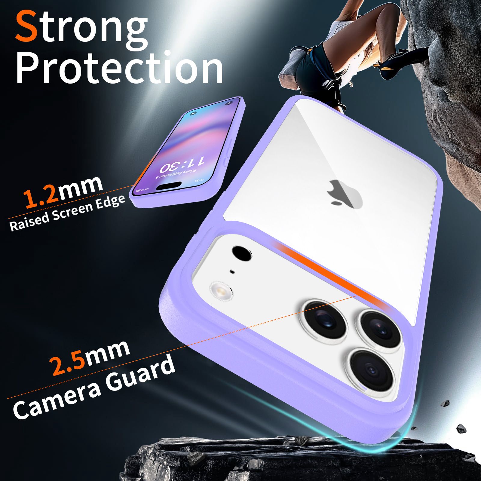 Pulse Prism Clear Case with Camera Action Button — 67