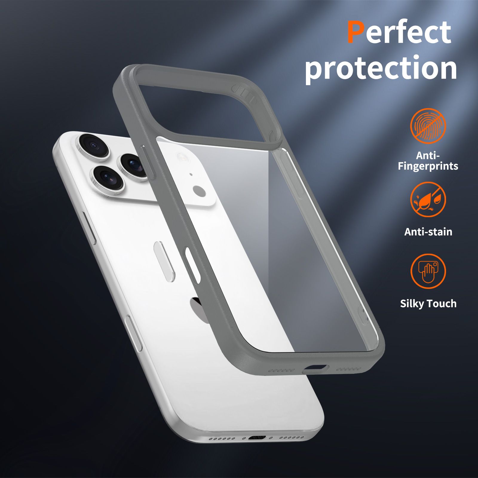 Pulse Prism Clear Case with Camera Action Button — 86