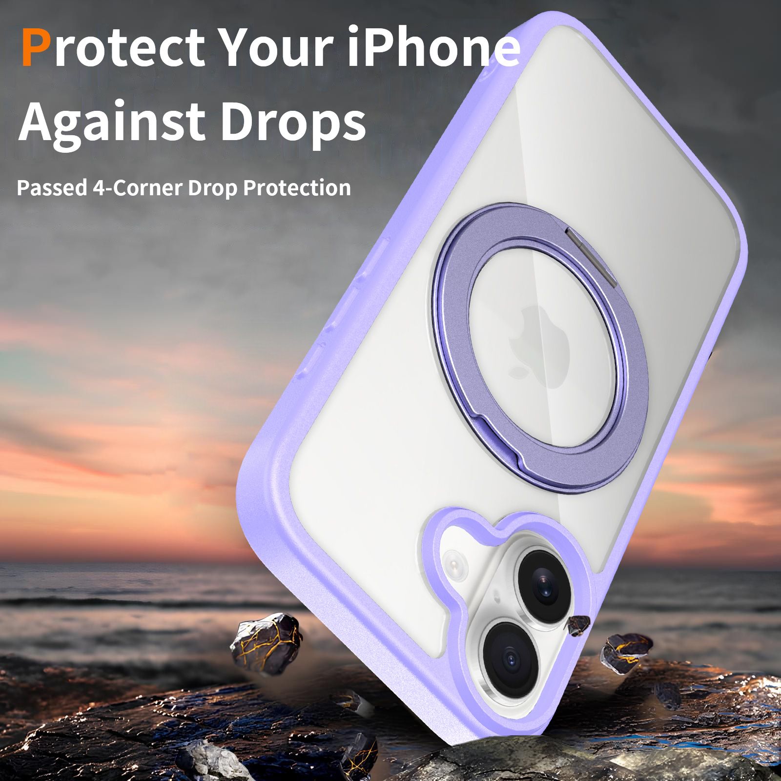 Pulse Prism Clear Case with Camera Action Button — 250