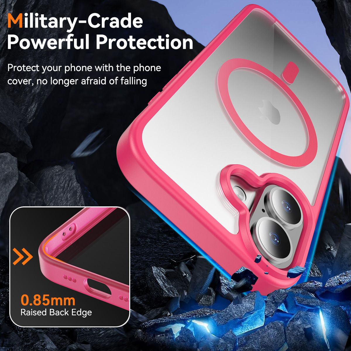 Pulse Prism Magsafe Clear Case with Camera Action Button — 5