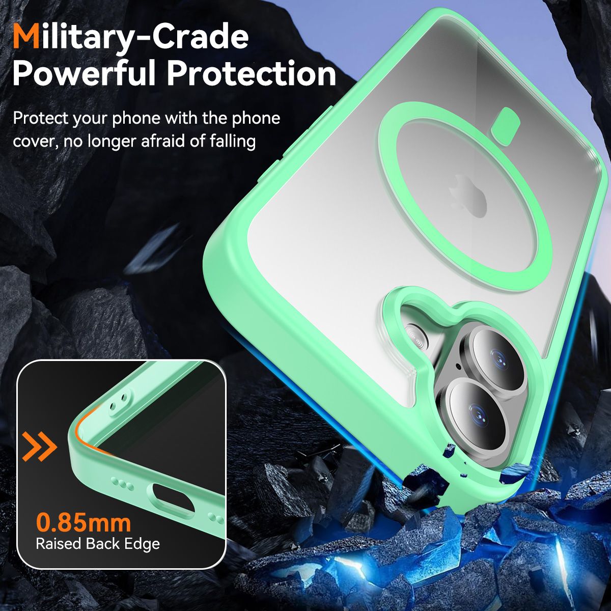 Pulse Prism Magsafe Clear Case with Camera Action Button — 8