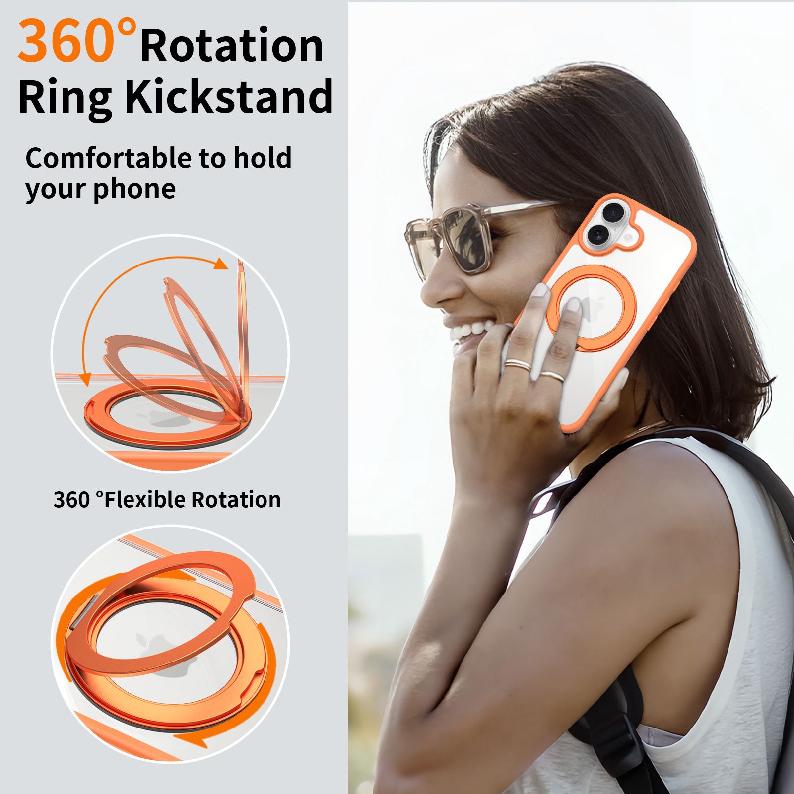 Pulse Prism Clear Case with Camera Action Button — 240