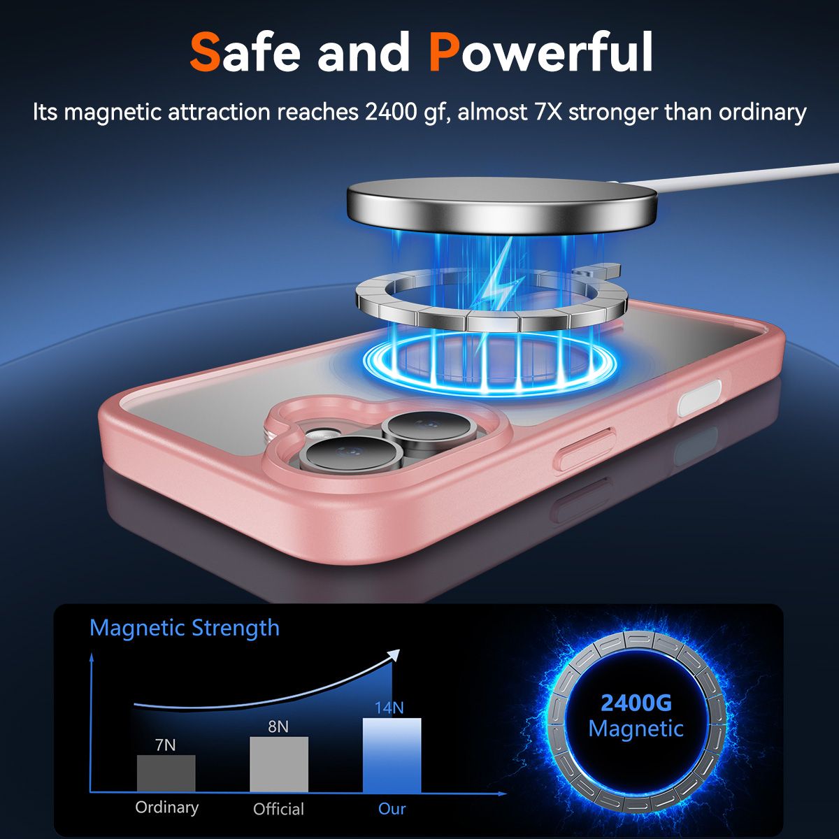 Pulse Prism Magsafe Clear Case with Camera Action Button — 11
