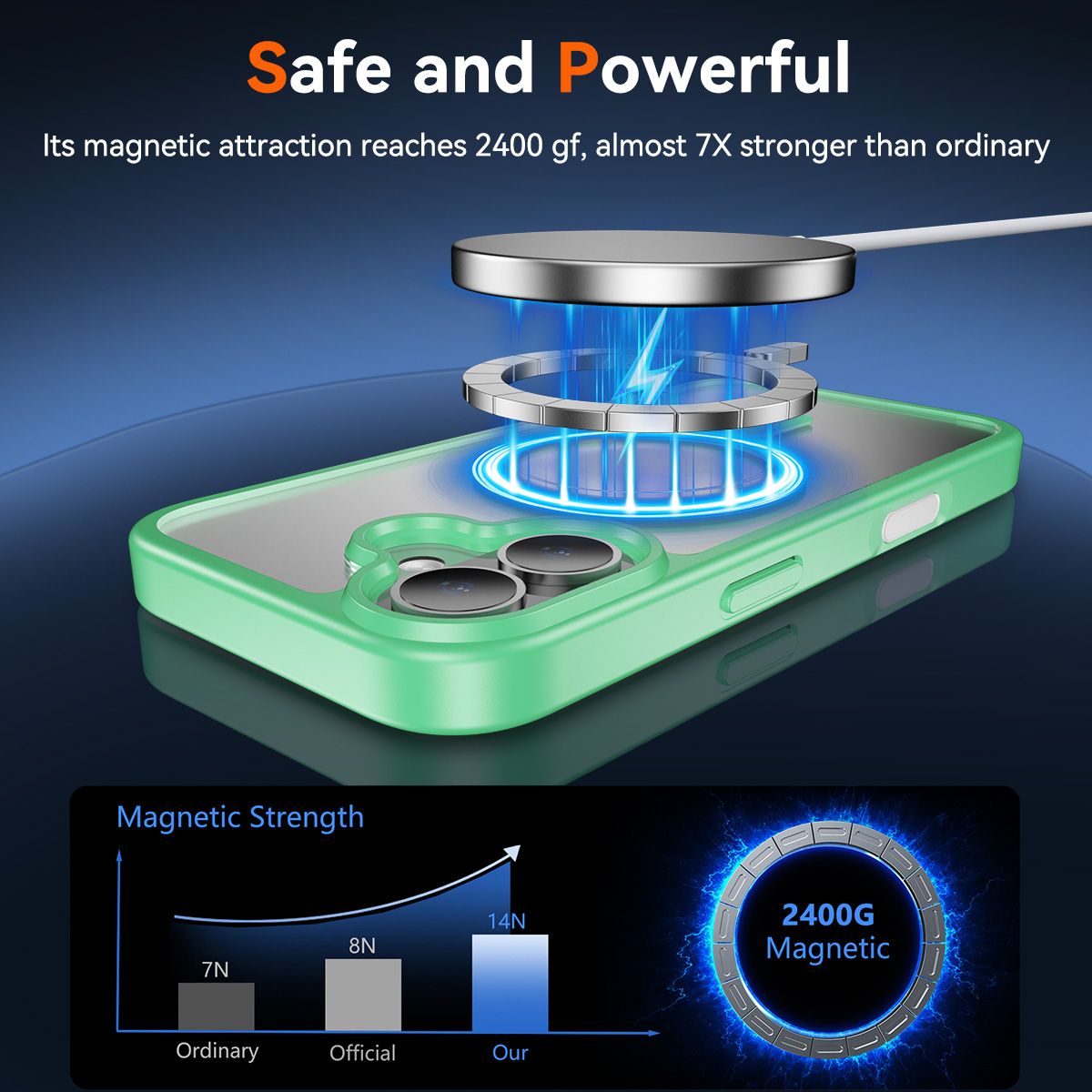 Pulse Prism Magsafe Clear Case with Camera Action Button — 15