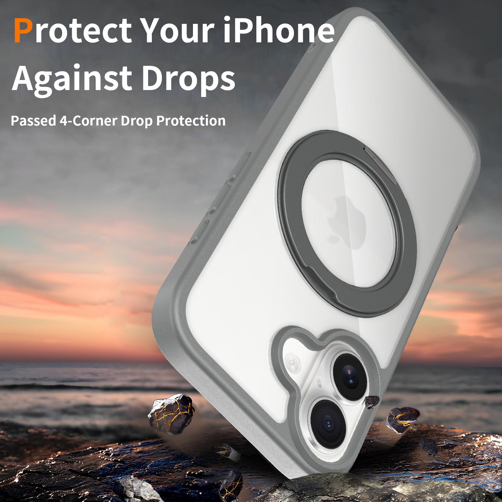 Pulse Prism Clear Case with Camera Action Button — 256