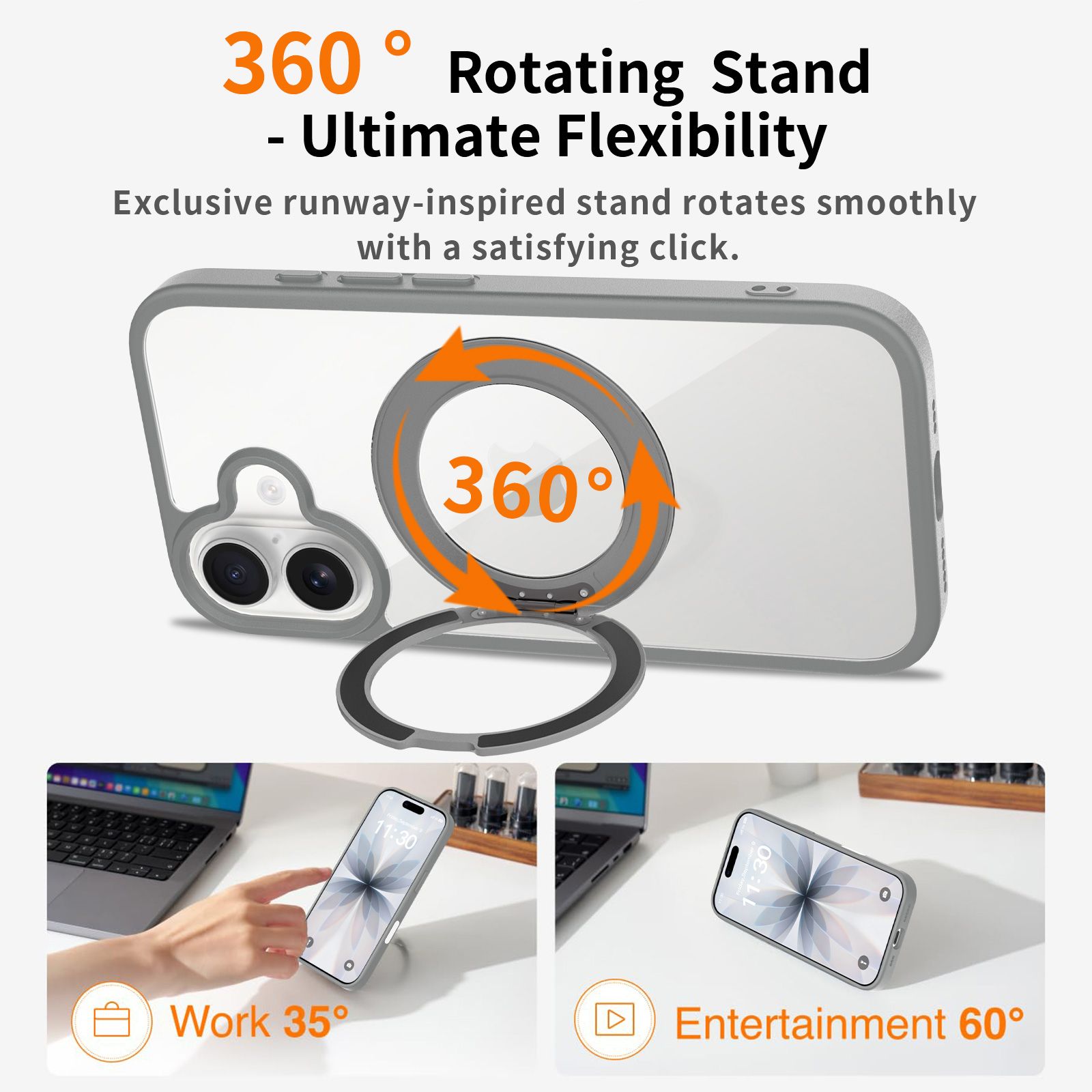 Pulse Prism Clear Case with Camera Action Button — 259