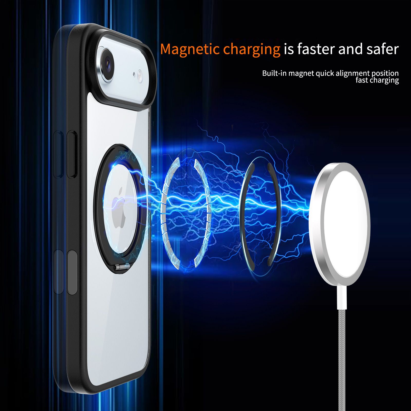 Pulse Prism Clear Case with Camera Action Button — 408