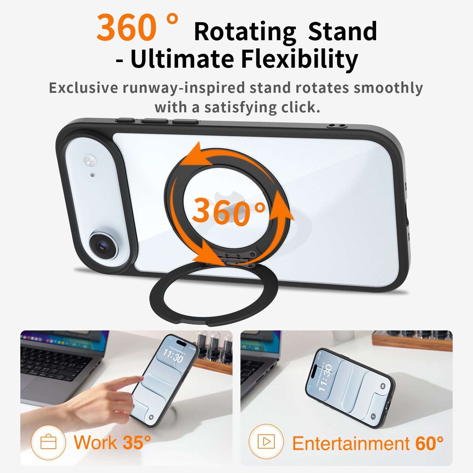 Pulse Prism Clear Case with Camera Action Button — 409