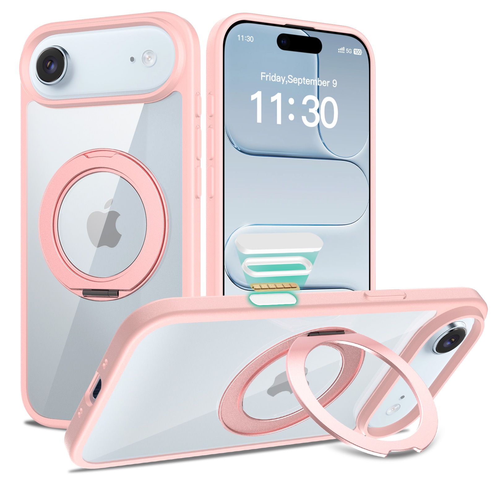 Pulse Prism Clear Case with Camera Action Button — 375