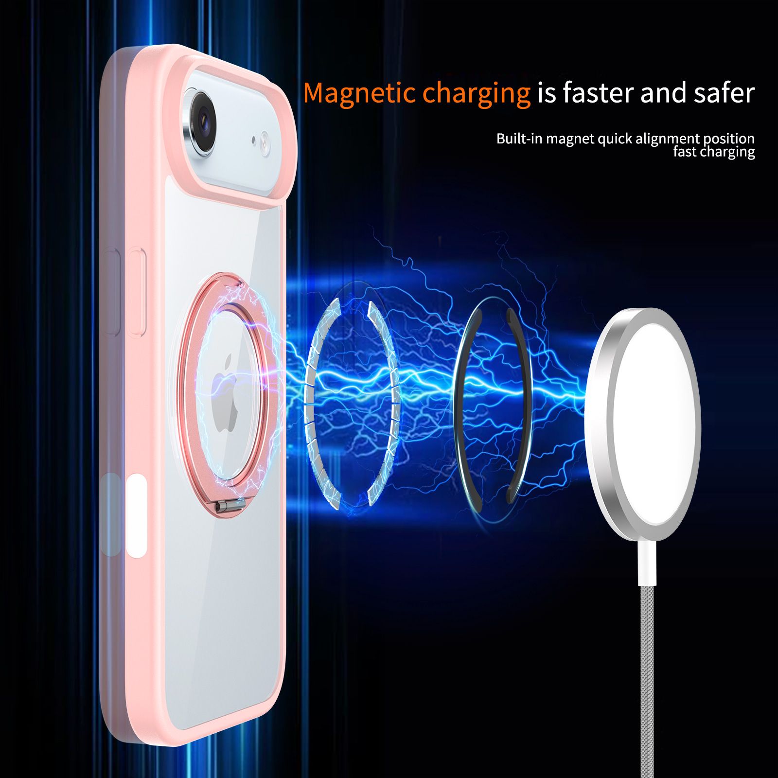 Pulse Prism Clear Case with Camera Action Button — 378