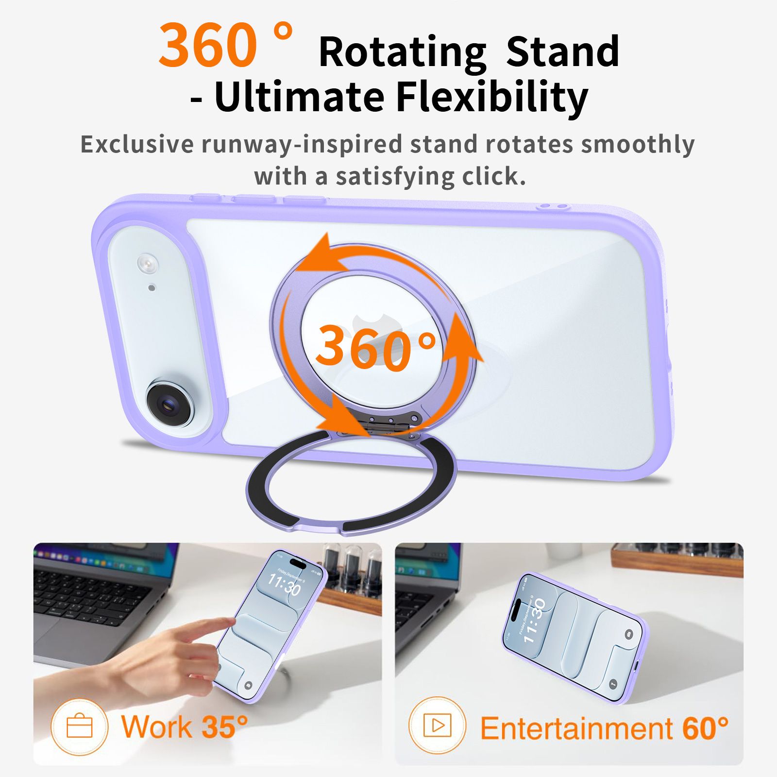 Pulse Prism Clear Case with Camera Action Button — 385