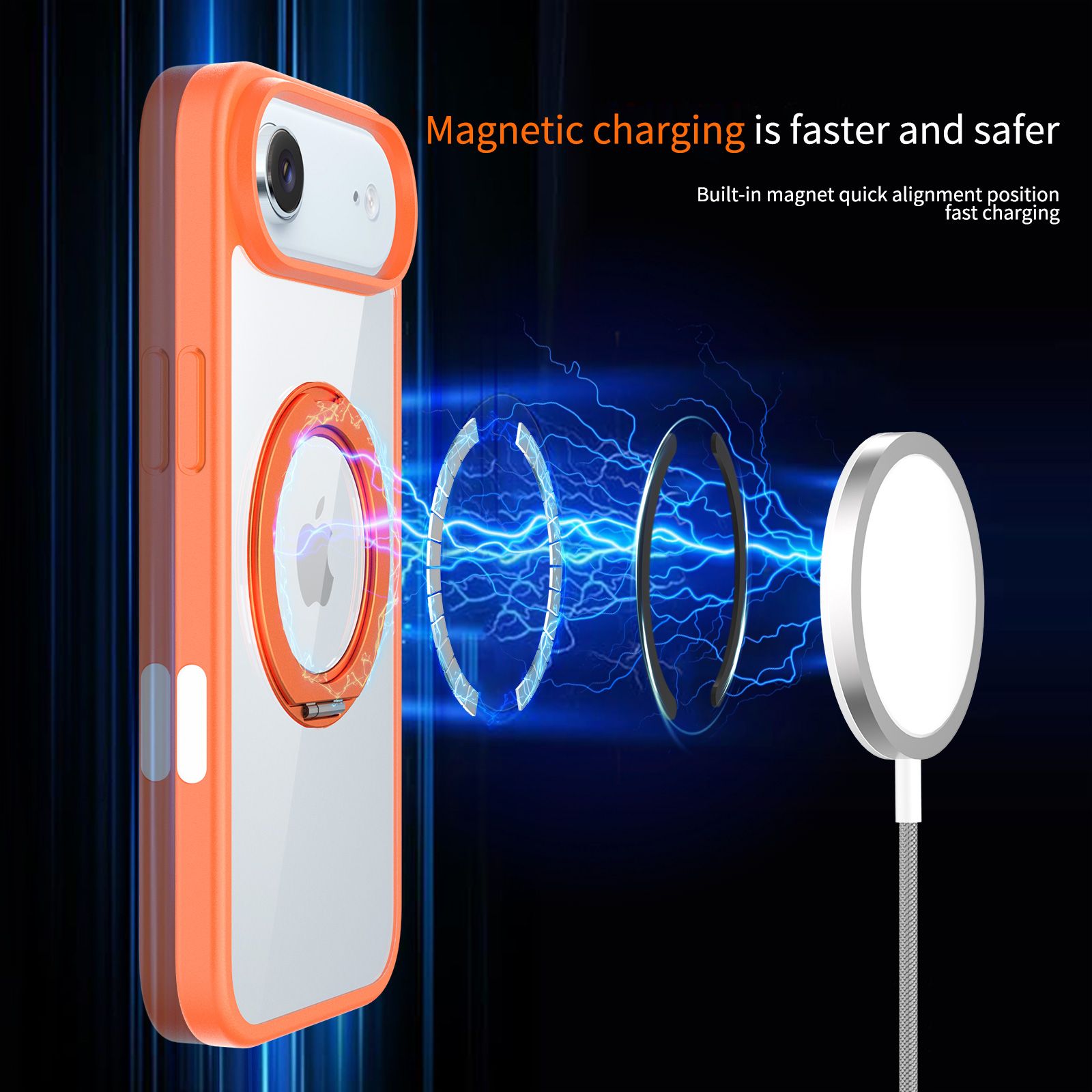 Pulse Prism Clear Case with Camera Action Button — 370