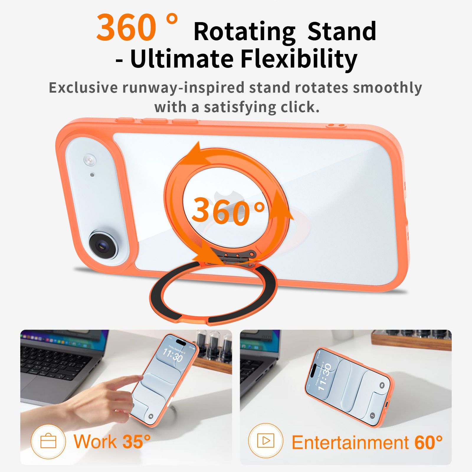 Pulse Prism Clear Case with Camera Action Button — 371