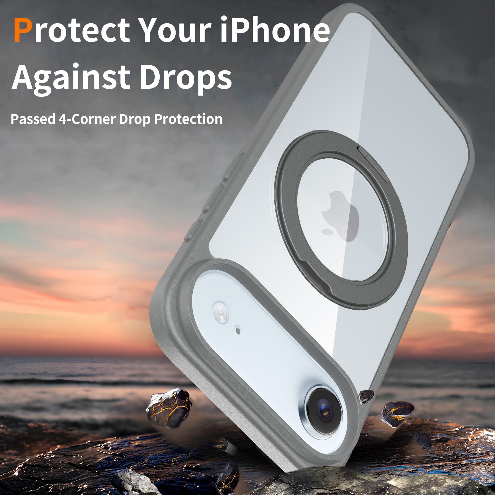 Pulse Prism Clear Case with Camera Action Button — 388