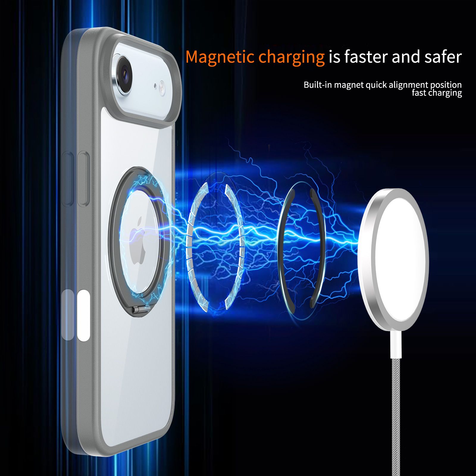 Pulse Prism Clear Case with Camera Action Button — 390