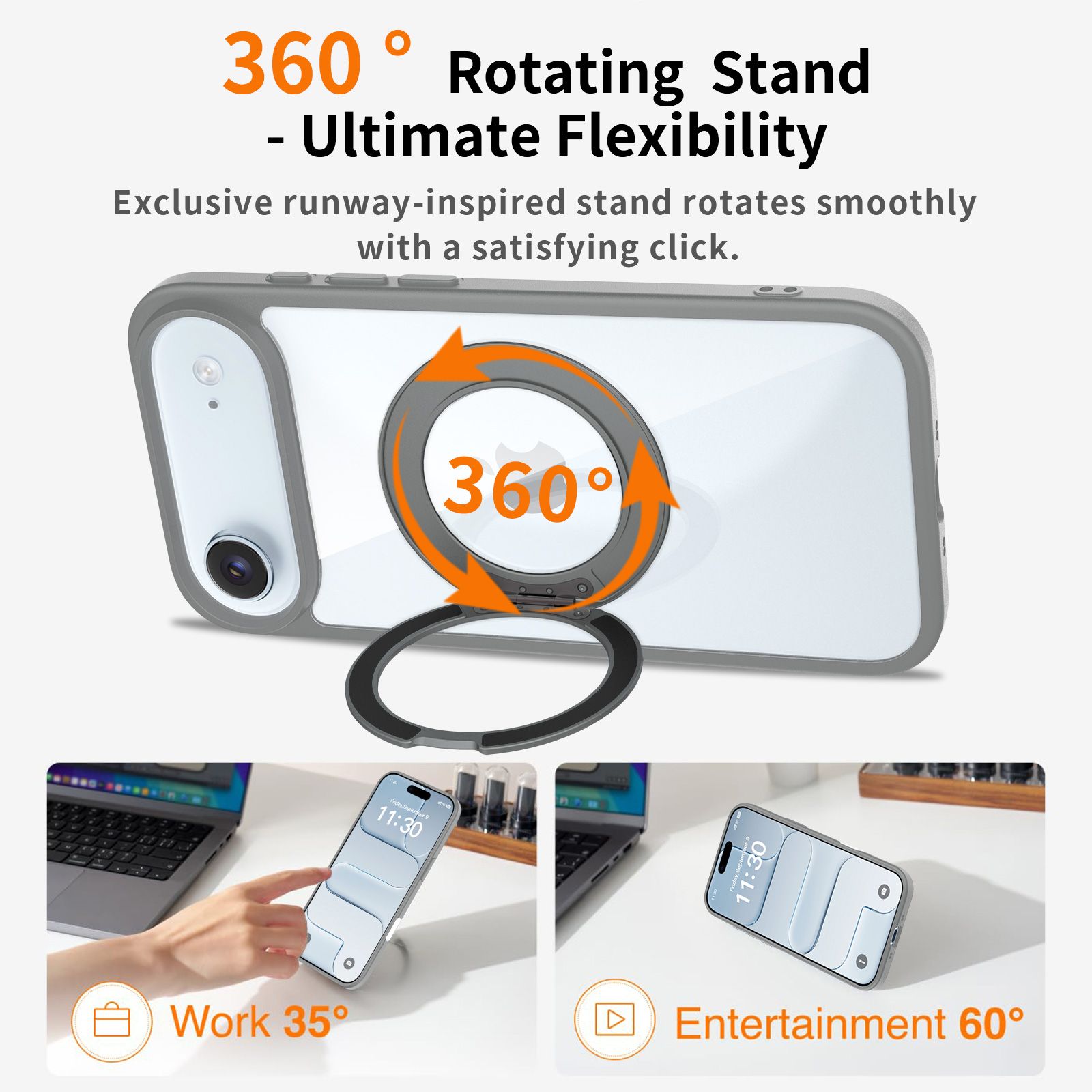 Pulse Prism Clear Case with Camera Action Button — 391
