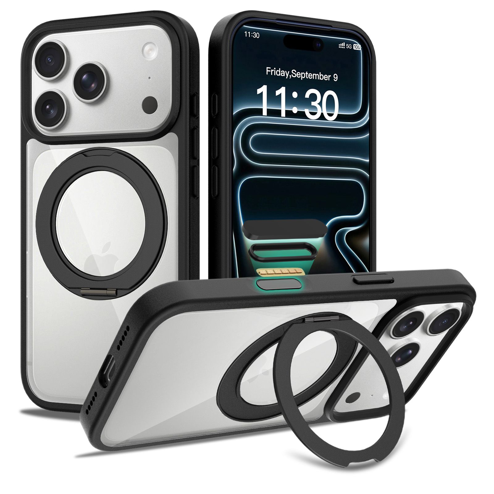 Pulse Prism Clear Case with Camera Action Button — 317