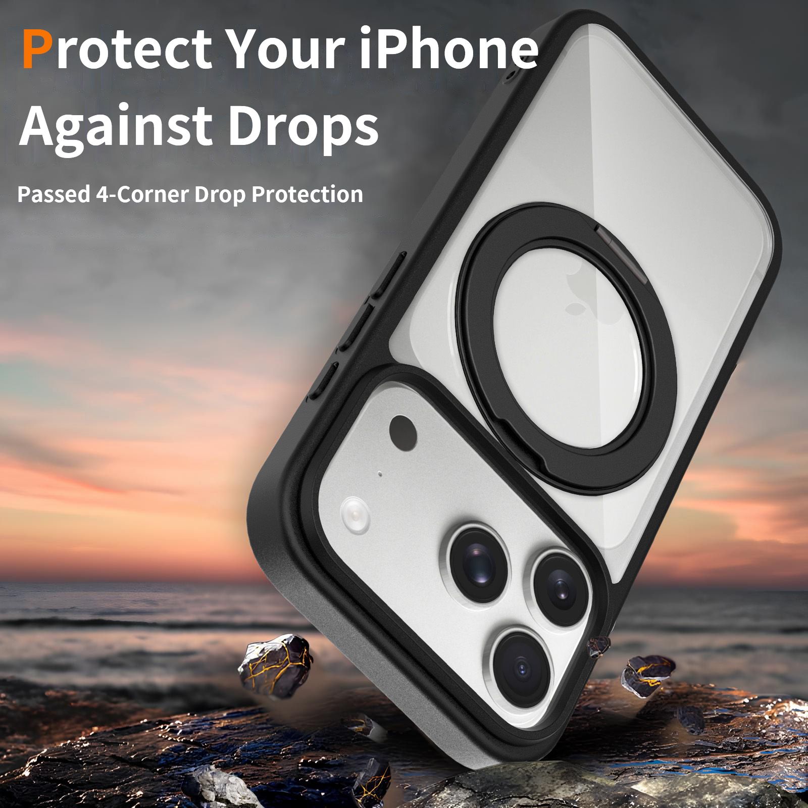 Pulse Prism Clear Case with Camera Action Button — 318