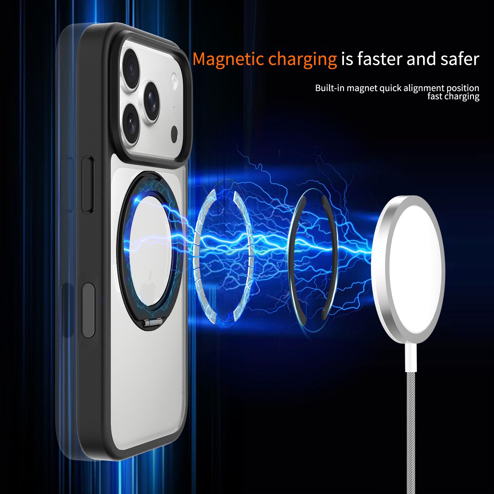 Pulse Prism Clear Case with Camera Action Button — 320