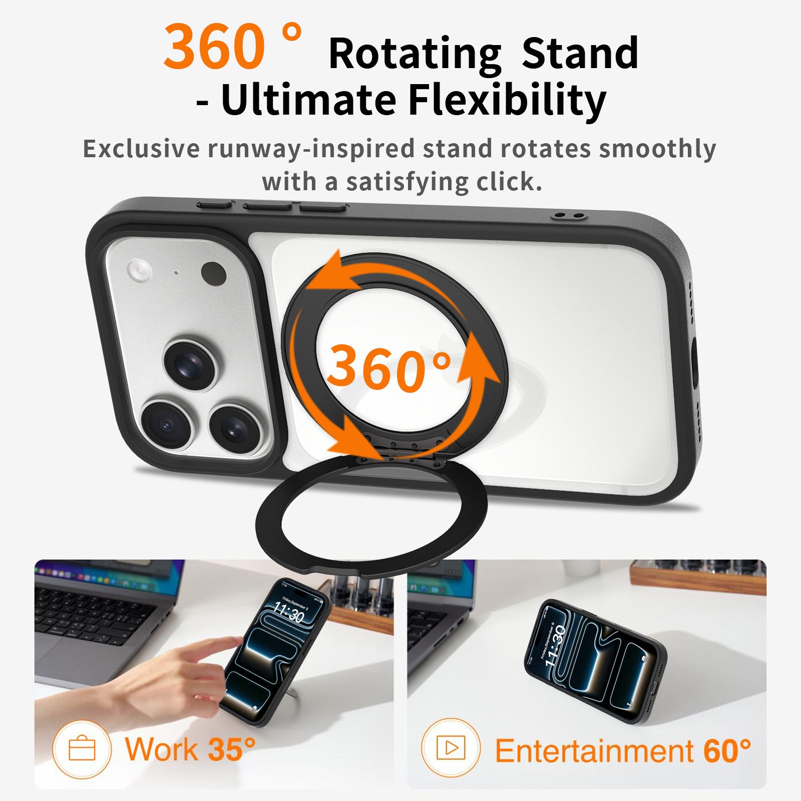 Pulse Prism Clear Case with Camera Action Button — 321