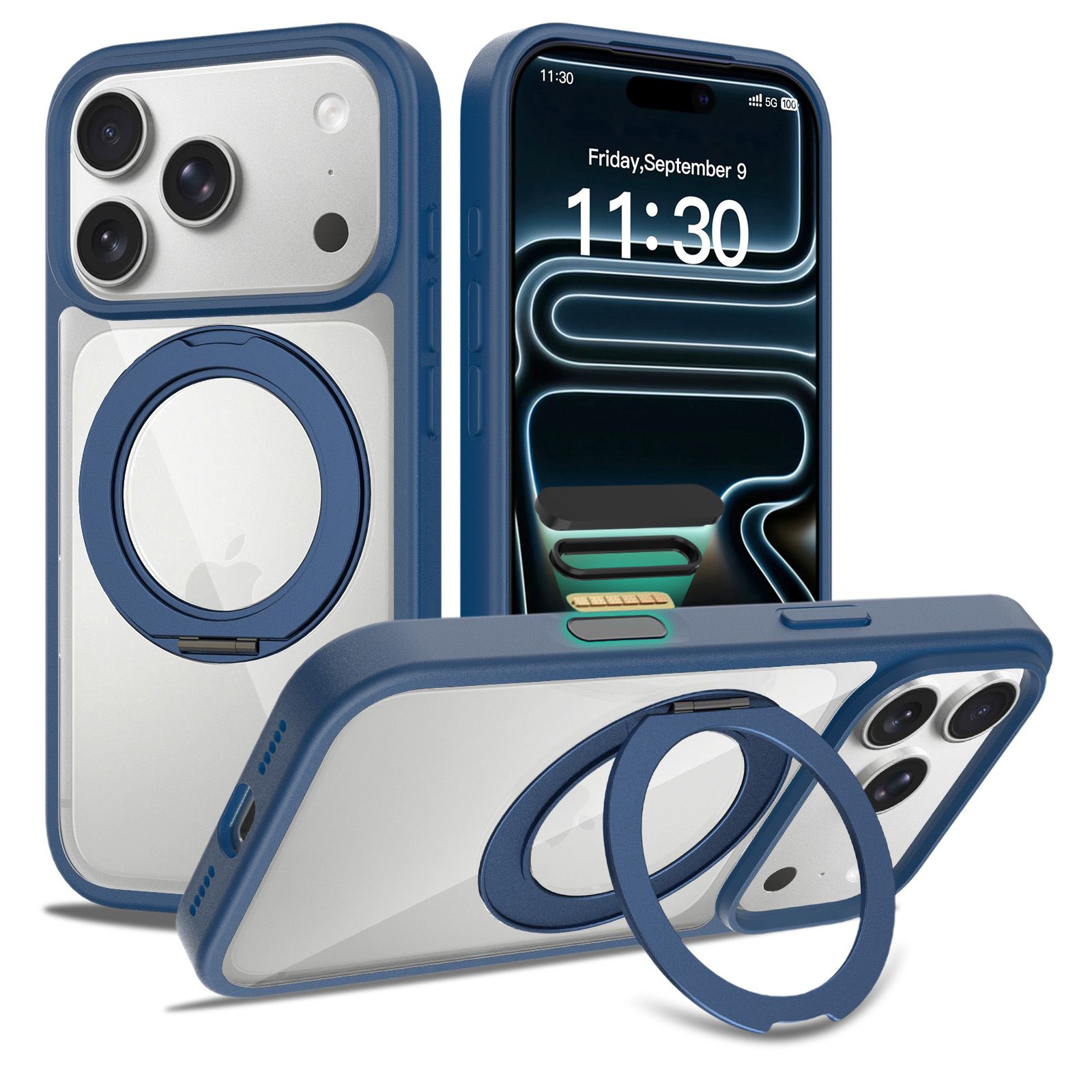 Pulse Prism Clear Case with Camera Action Button — 305