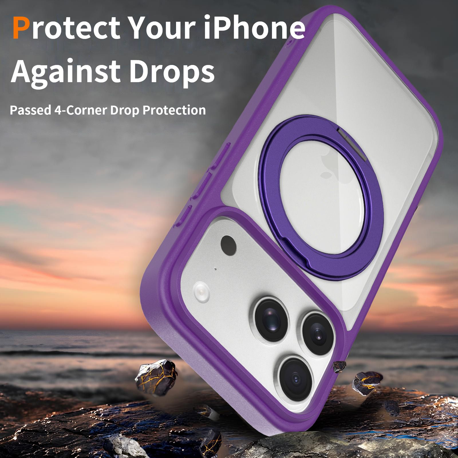 Pulse Prism Clear Case with Camera Action Button — 312