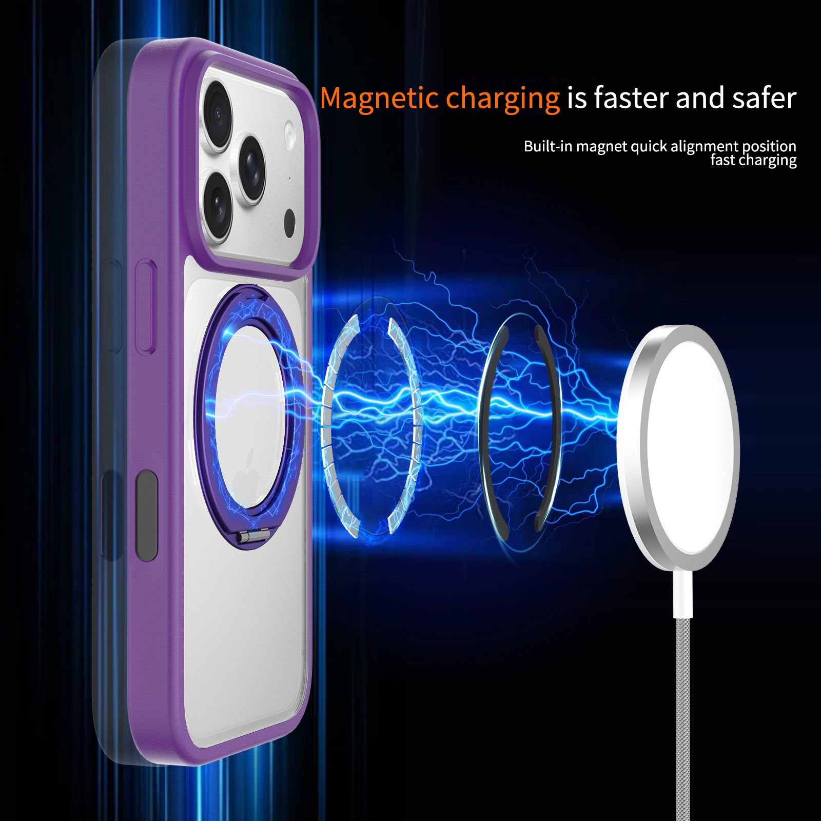 Pulse Prism Clear Case with Camera Action Button — 314