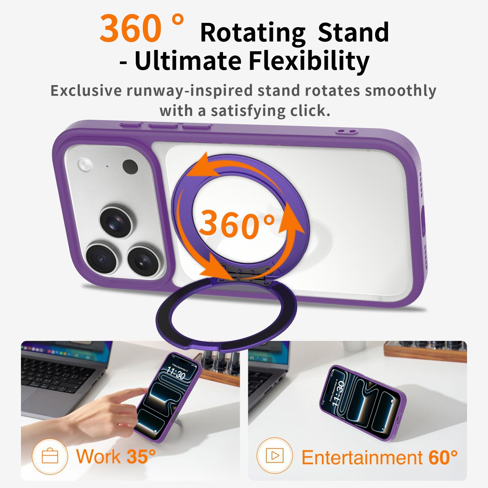 Pulse Prism Clear Case with Camera Action Button — 315