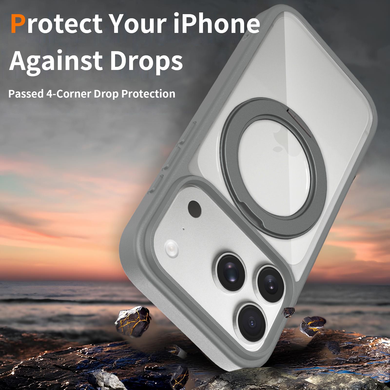Pulse Prism Clear Case with Camera Action Button — 300