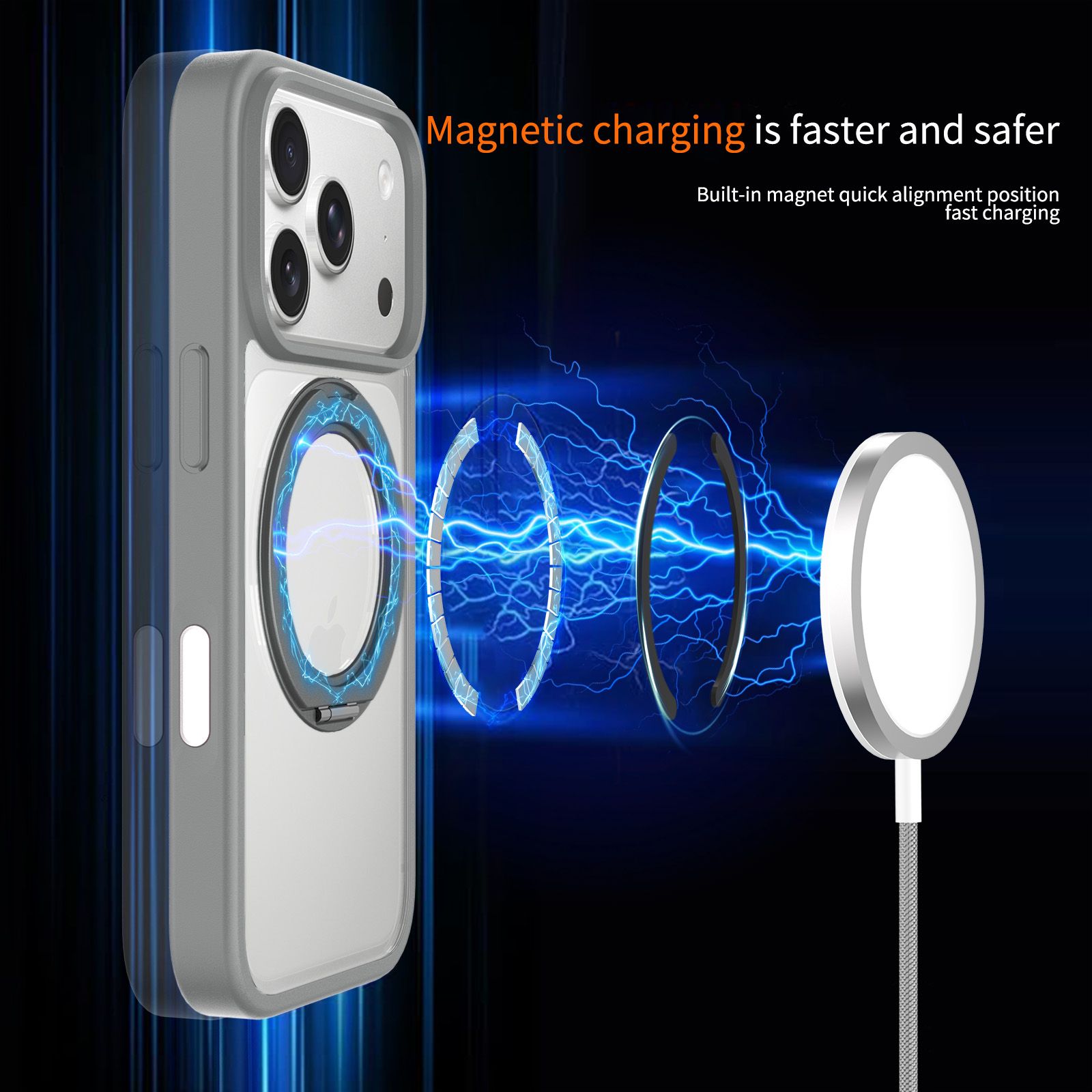 Pulse Prism Clear Case with Camera Action Button — 302