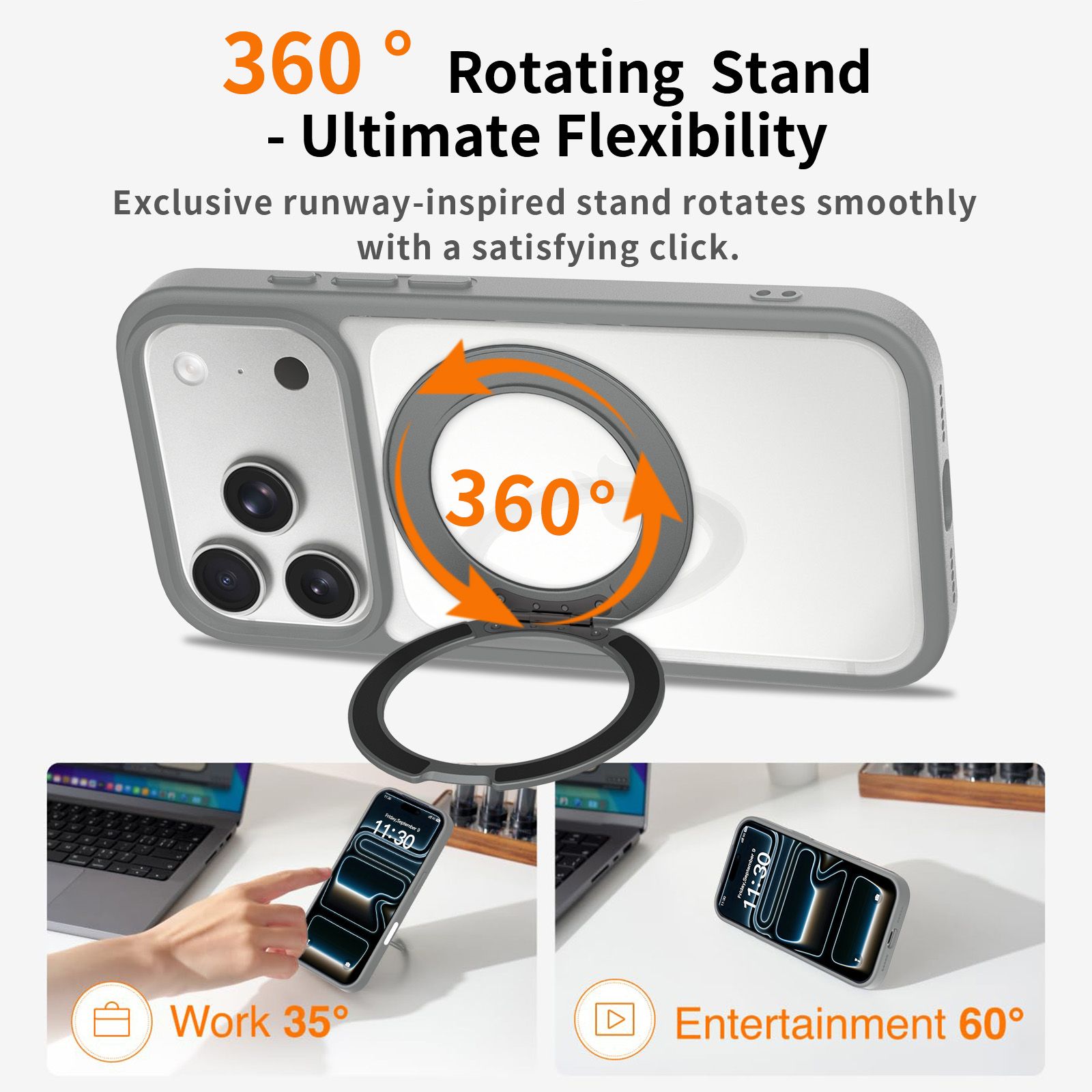 Pulse Prism Clear Case with Camera Action Button — 303
