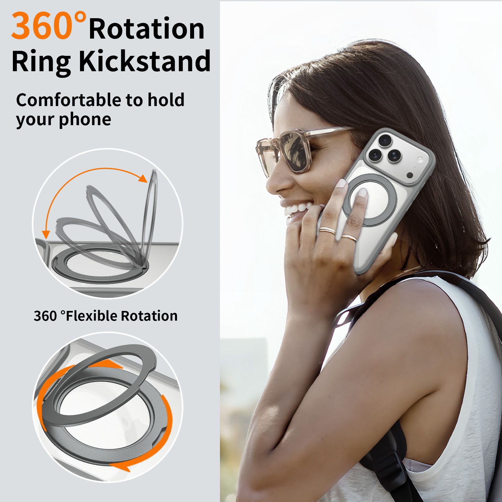 Pulse Prism Clear Case with Camera Action Button — 304