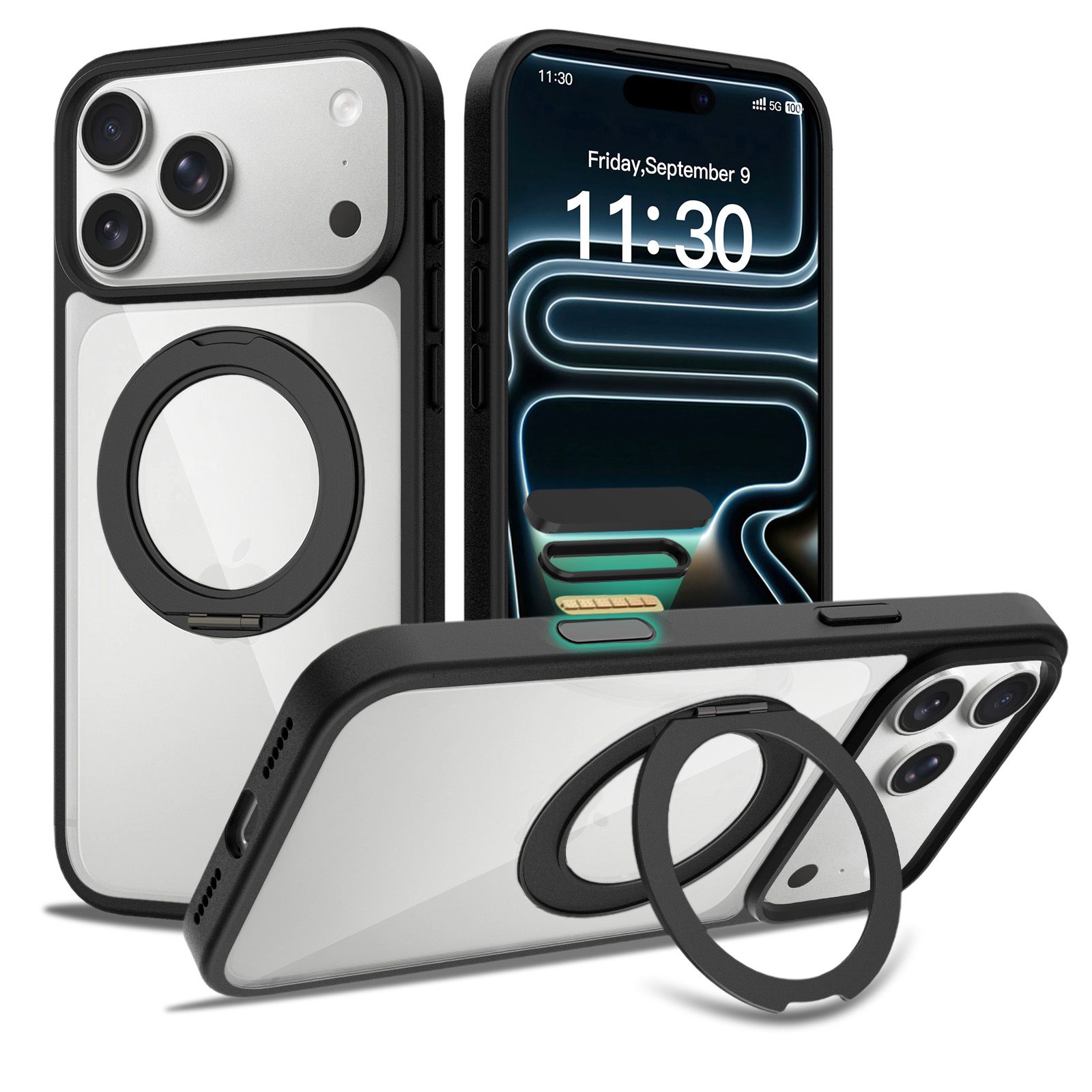 Pulse Prism Clear Case with Camera Action Button — 361