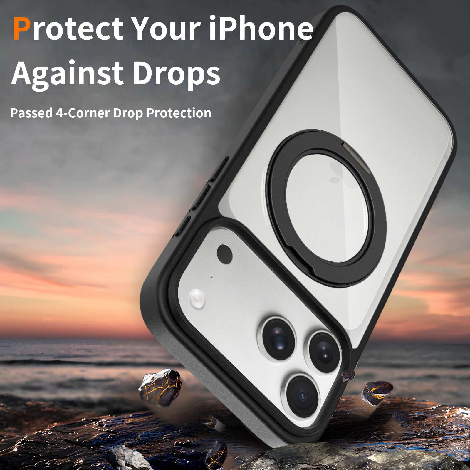 Pulse Prism Clear Case with Camera Action Button — 362