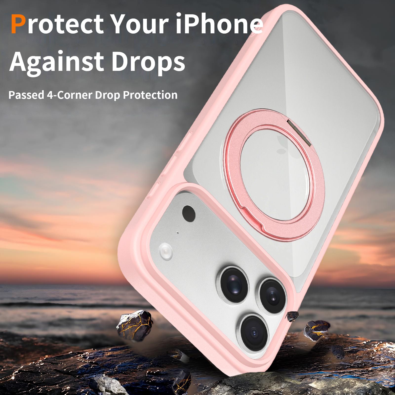 Pulse Prism Clear Case with Camera Action Button — 332