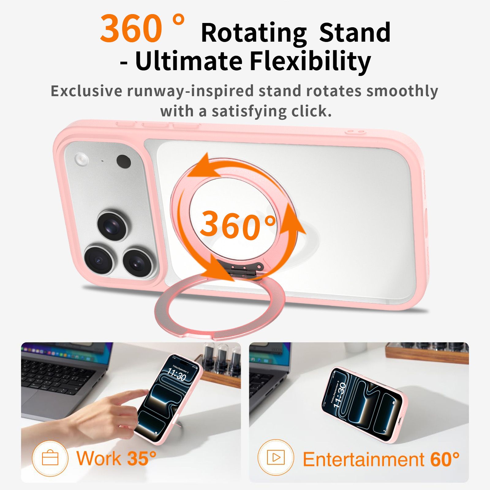 Pulse Prism Clear Case with Camera Action Button — 335