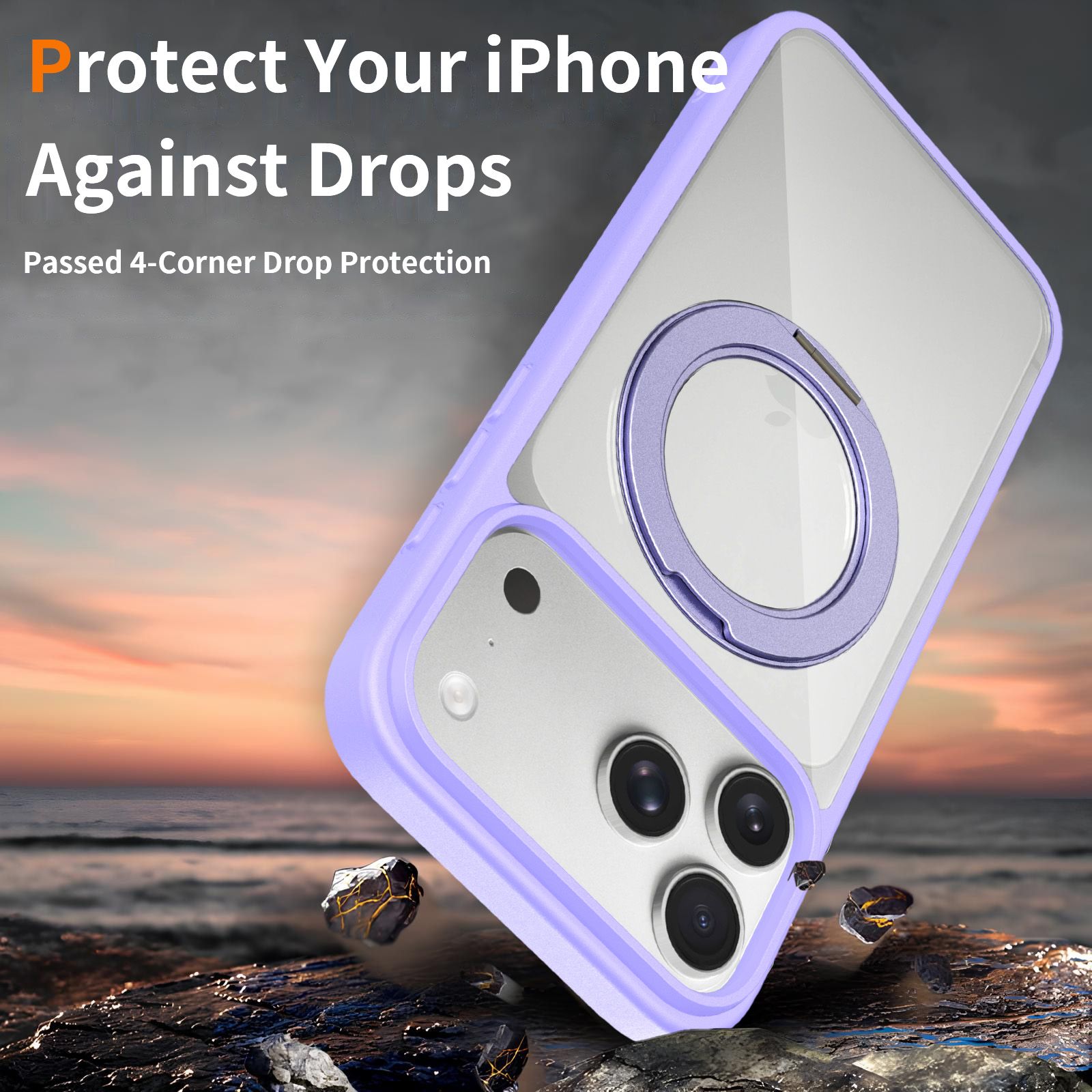 Pulse Prism Clear Case with Camera Action Button — 338