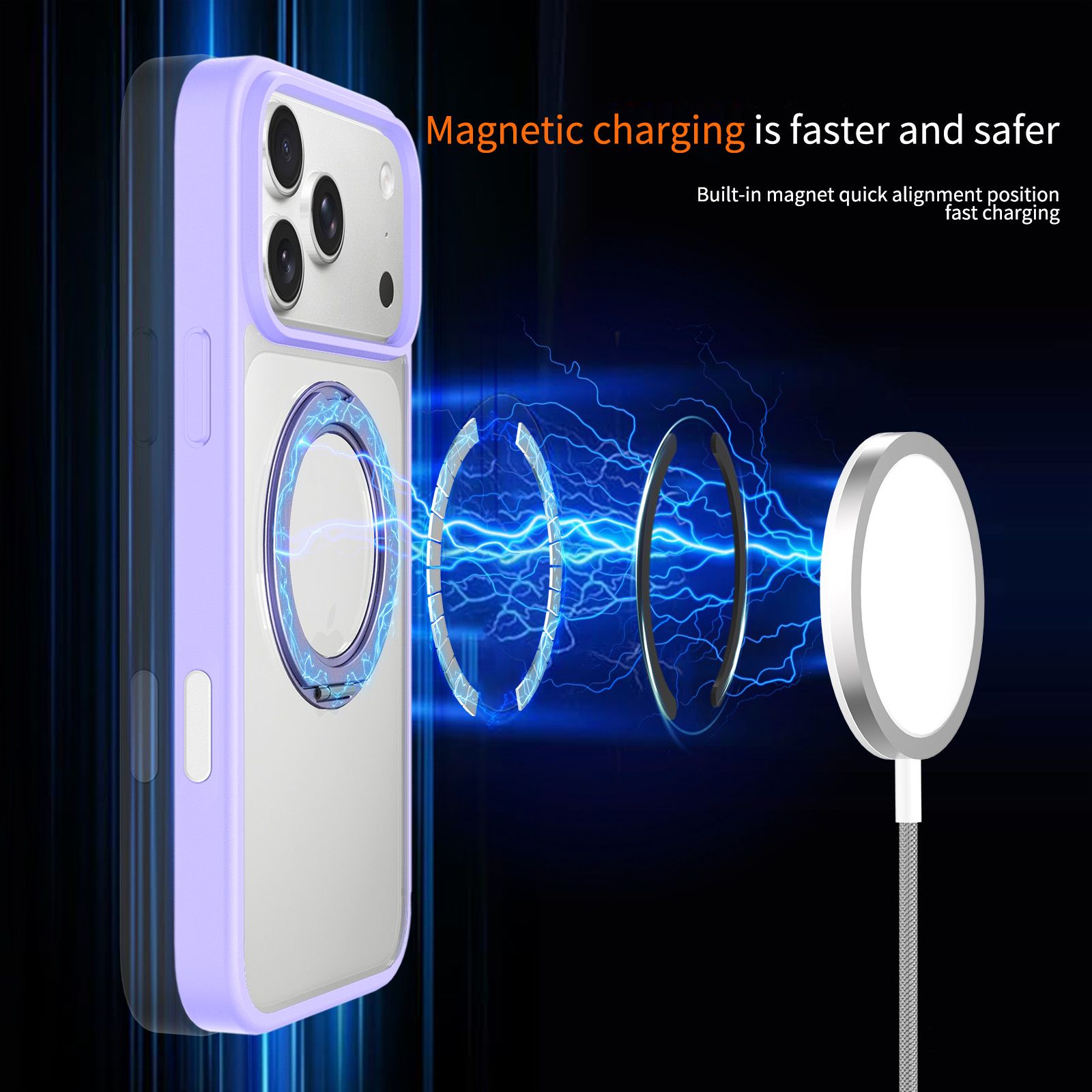 Pulse Prism Clear Case with Camera Action Button — 340