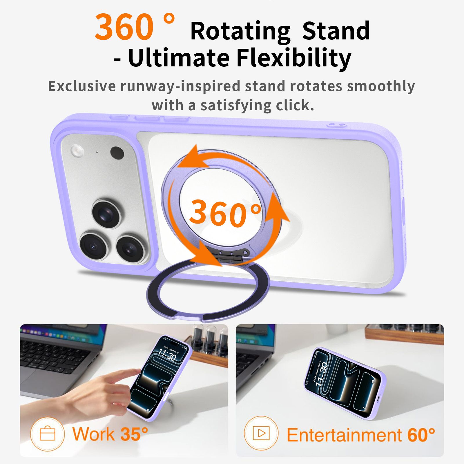 Pulse Prism Clear Case with Camera Action Button — 341