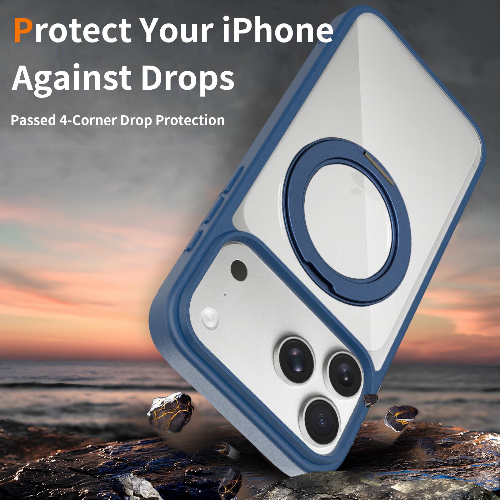 Pulse Prism Clear Case with Camera Action Button — 350