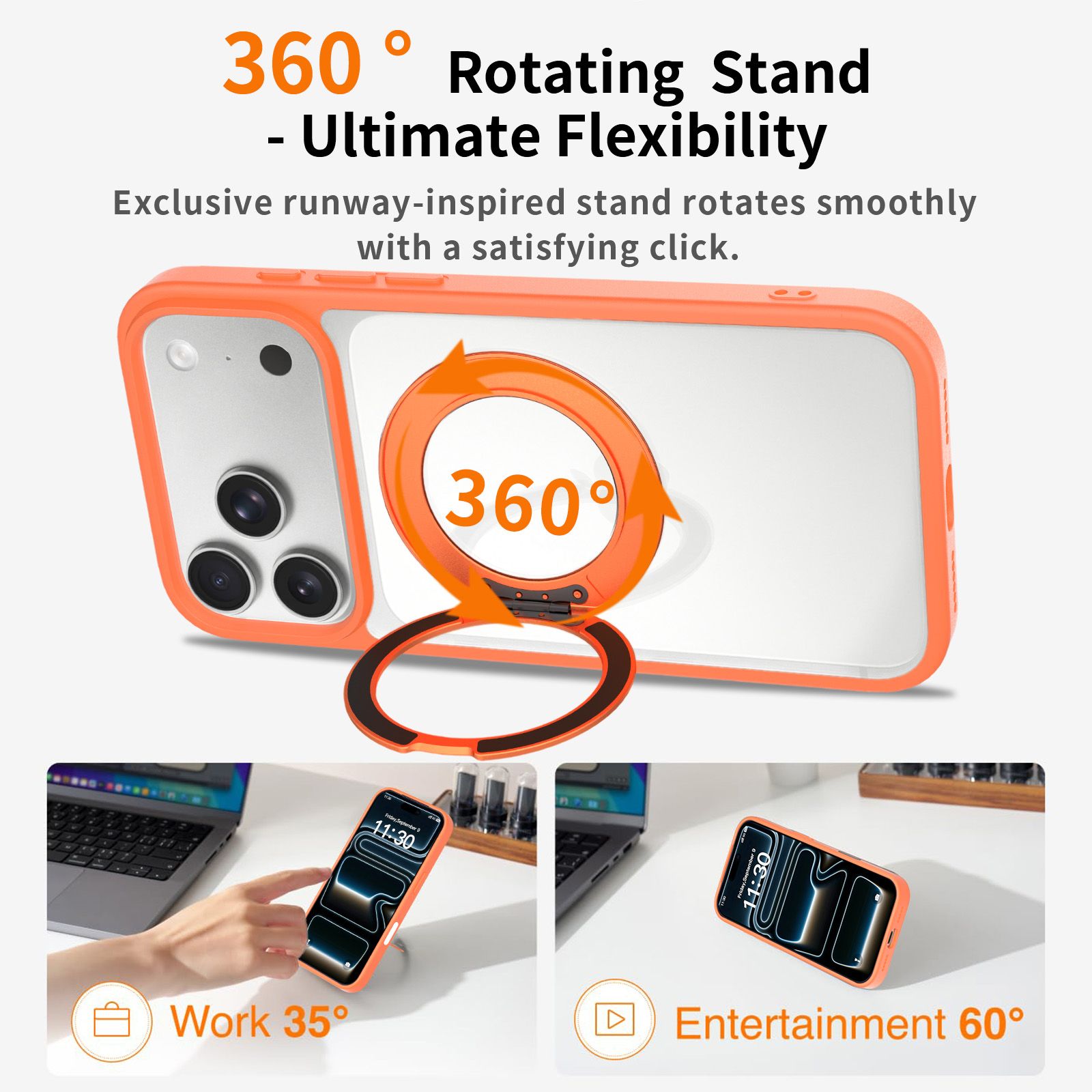 Pulse Prism Clear Case with Camera Action Button — 327