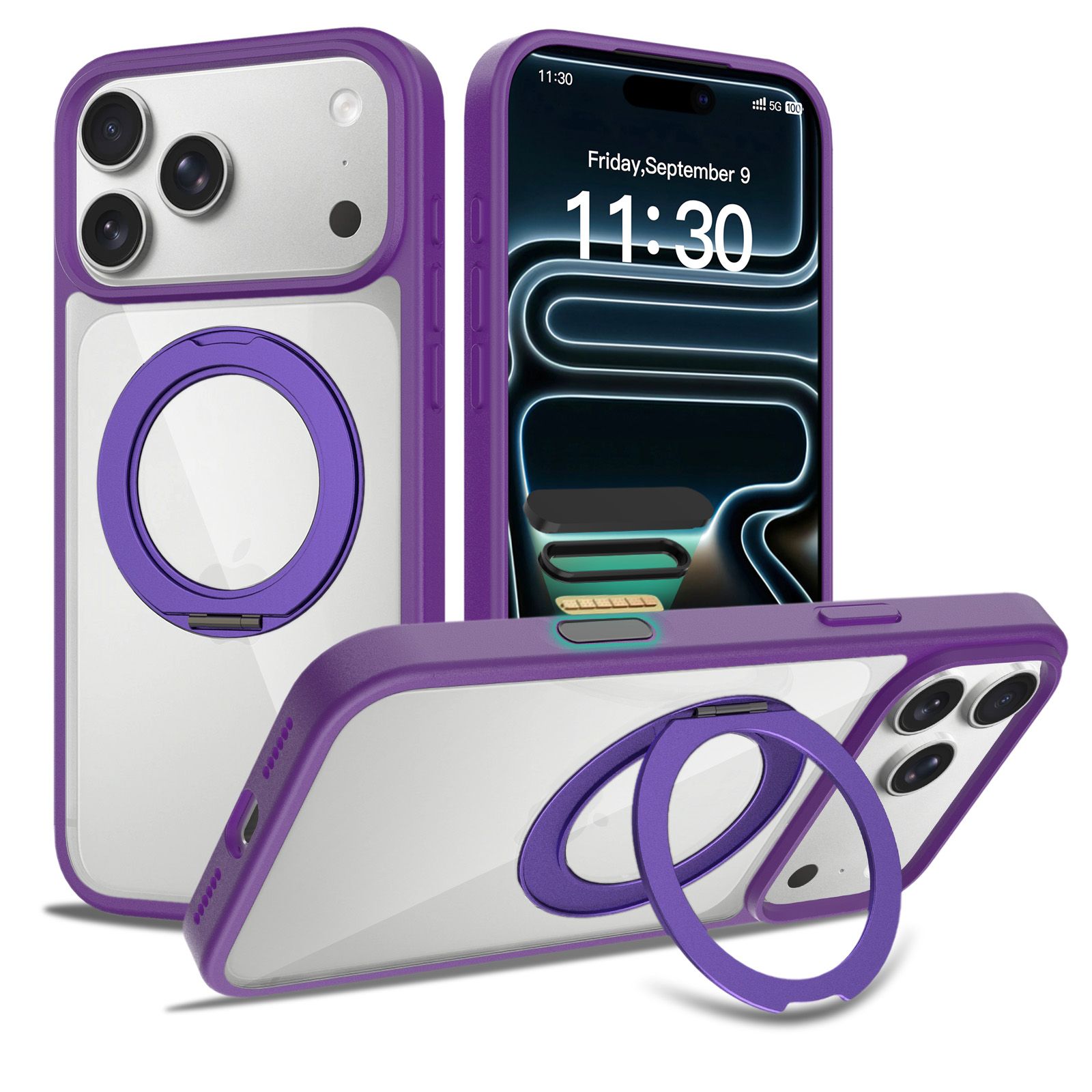 Pulse Prism Clear Case with Camera Action Button — 355