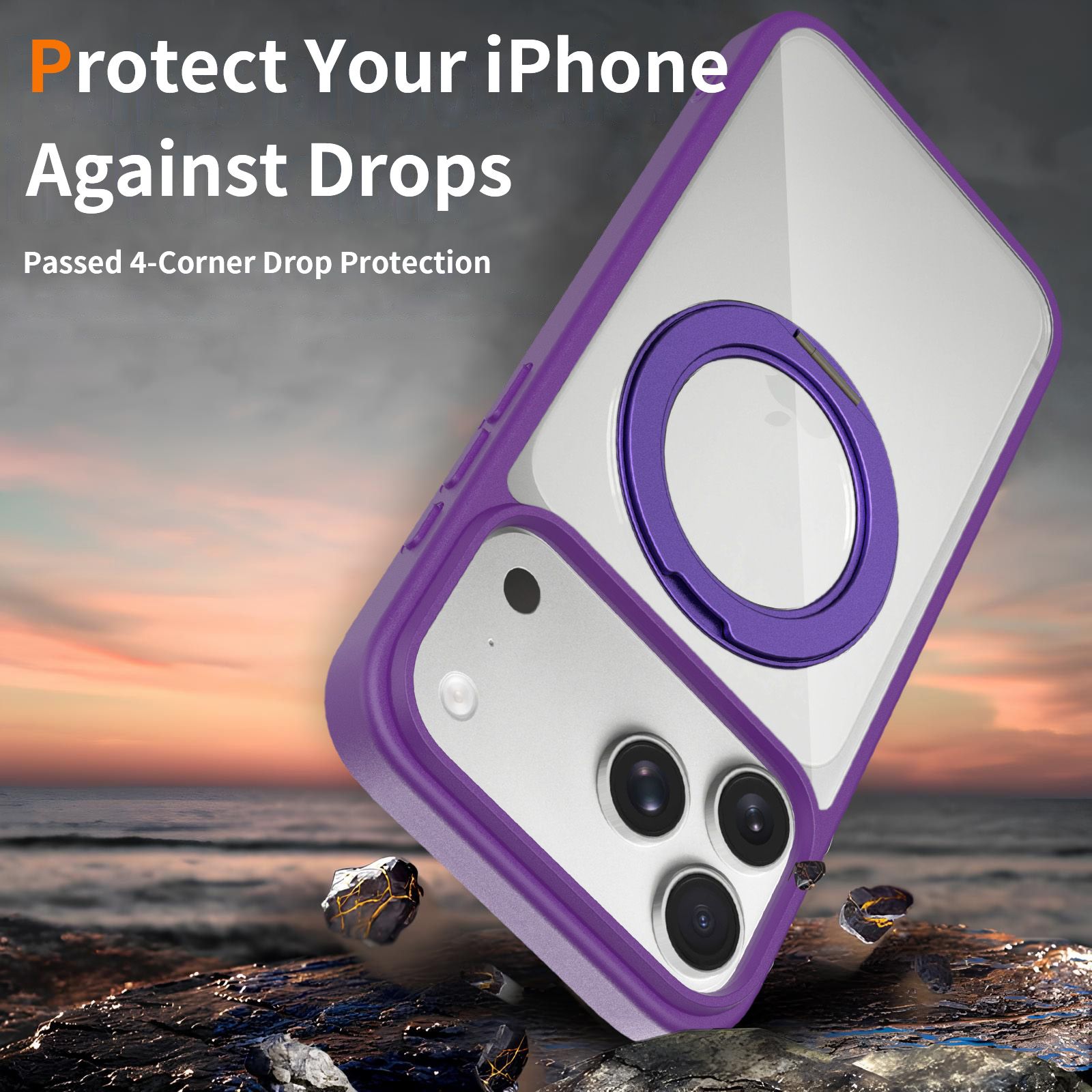 Pulse Prism Clear Case with Camera Action Button — 356