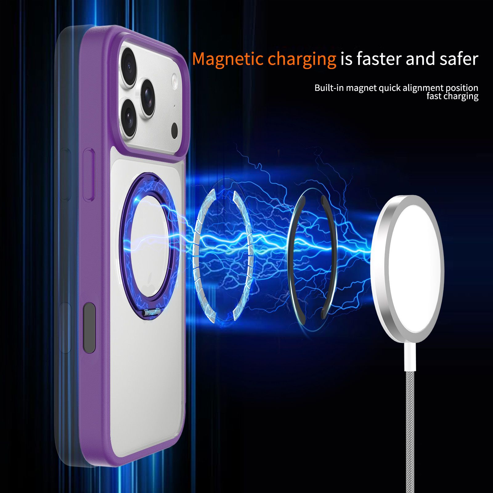 Pulse Prism Clear Case with Camera Action Button — 358