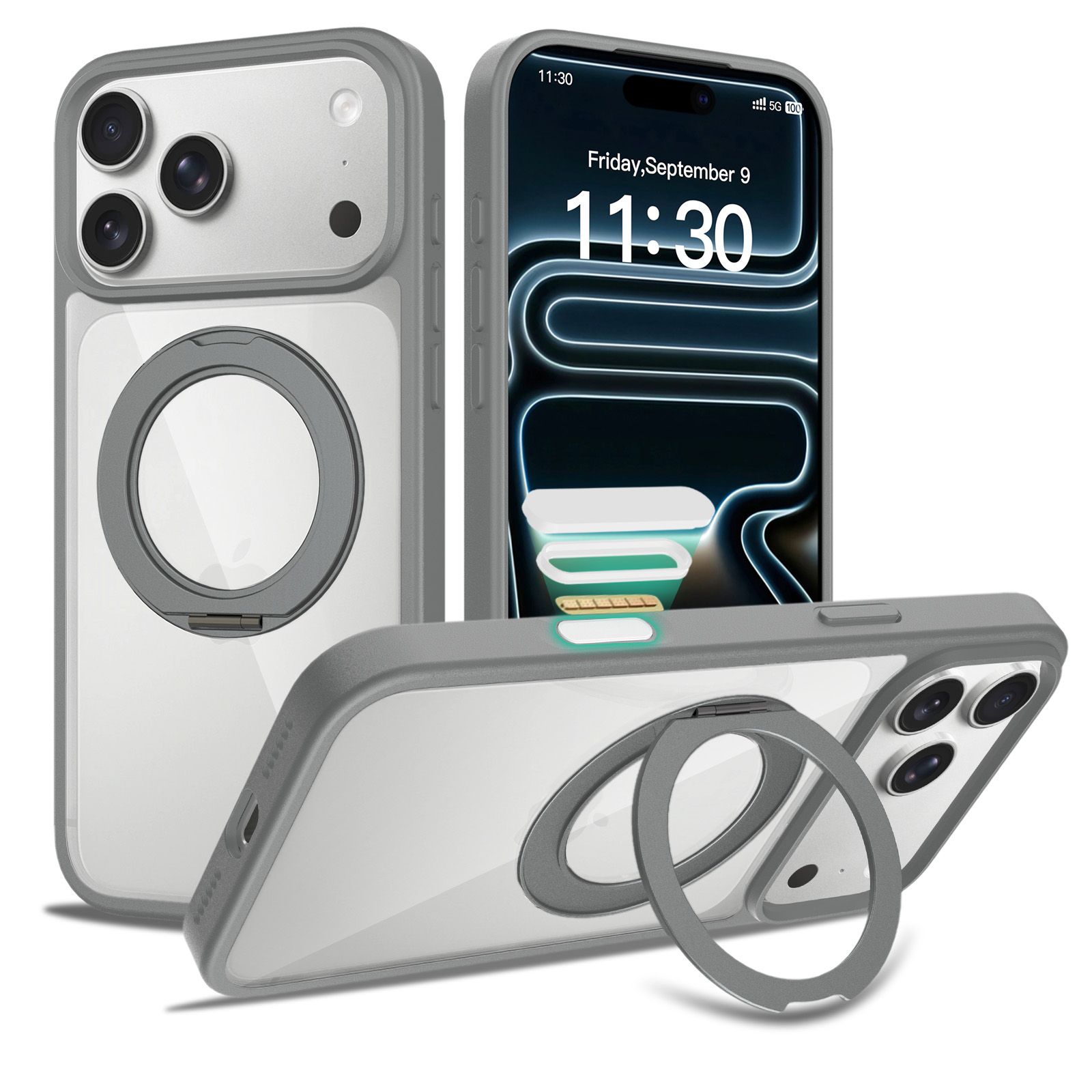 Pulse Prism Clear Case with Camera Action Button — 343